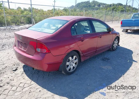 2006 Honda Civic Lx z USA, uszkodzony, nr VIN 2HGFA16566H522878